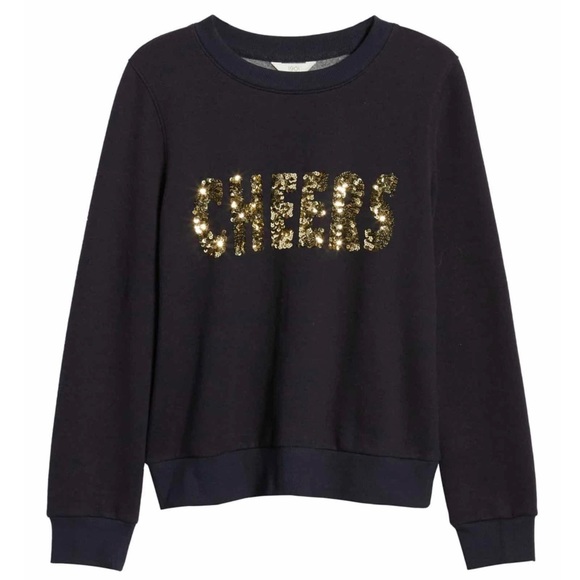 sequin sweatshirt